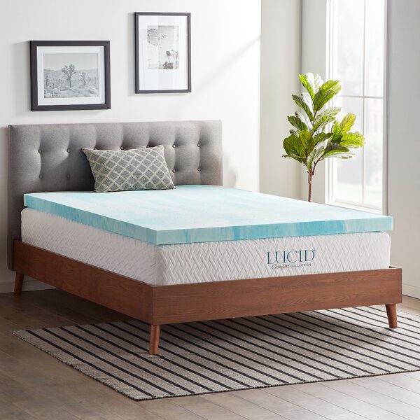 LucidComfortCollection 3'' Mattress Topper & Reviews | Wayfair