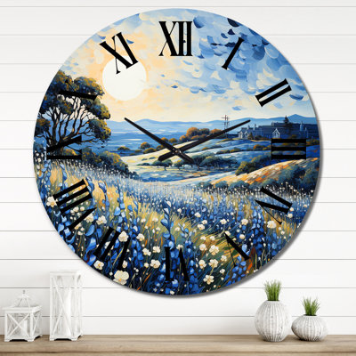 Horloge murale en métal Lakeside