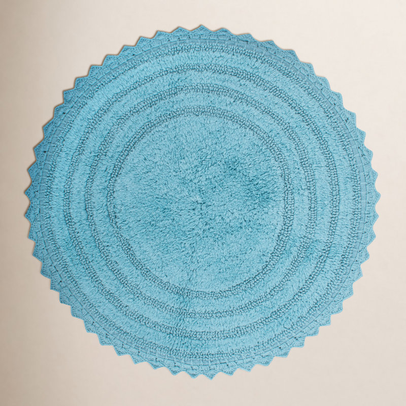 Lisk Bath Rug, Cameo Blue