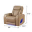 Fauteuil inclinable Nostrand Caramel-451134208