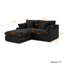 Canapé modulaire rembourré avec repose-pieds-110374986-110374989