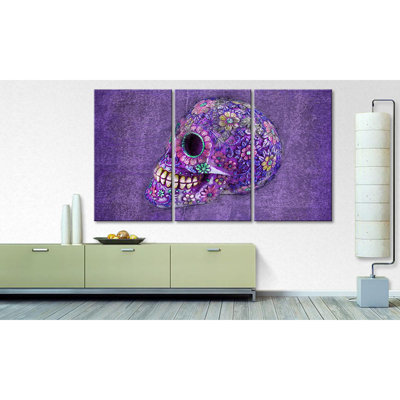 Violet Death - Wrapped Canvas Print