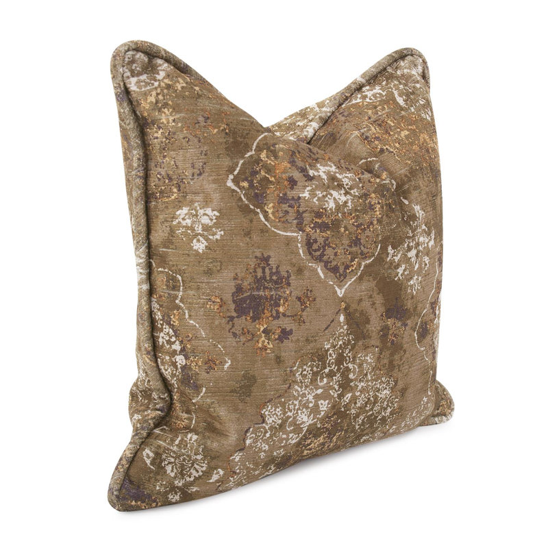 20 x 20 Pillow  Baroque - Down Insert, Moss Floral