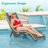 AquawaveErgonomic In-Pool and Patio Chaise Lounges with Woodgrain Design and Anti-Drift Base-1837595246