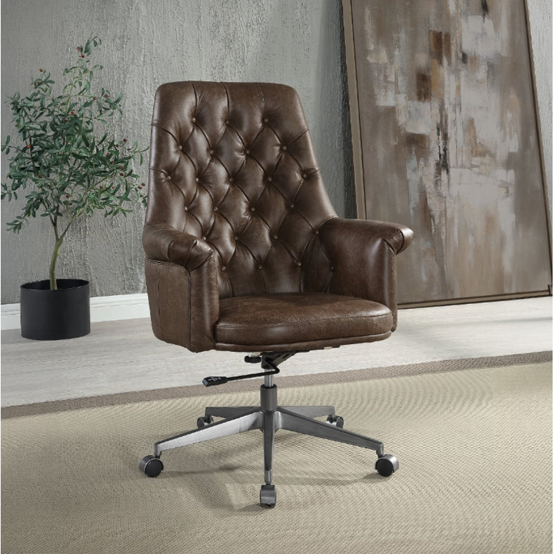 Canora Grey Genuine Leather Executive Chair