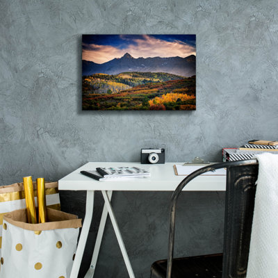 Epic Graffiti 'Dallas Divide' by Rick Berk Canvas Wall Art