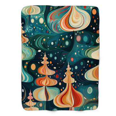 Holiday Fir - 1 Piece Premium Blanket
