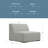 Rex Upholstered 34" Slipper Chair