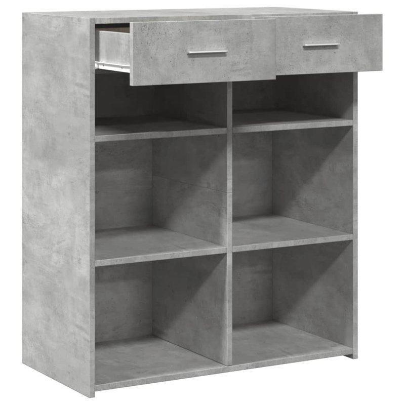 Alfonson 80cm Sideboard, Concrete grey