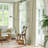 Leming 100% Waterproof and Blackout Solid Color Polyester Linen Textured Grommets Curtains Panel-101068522-101068524