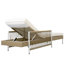 Fauteuil inclinable moderne ajustable en rotin Pe