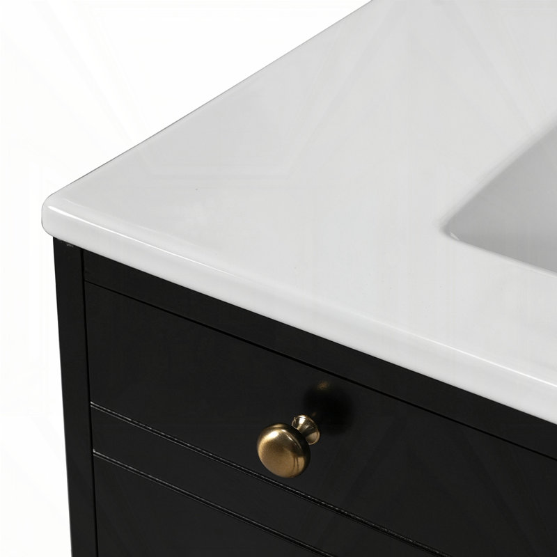Meuble-lavabo 36 po avec lavabo en céramique