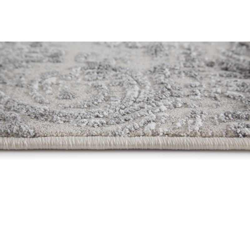 Brinkerhoff Damask Indoor Rug, Rectangle 5'3" x 7'7"