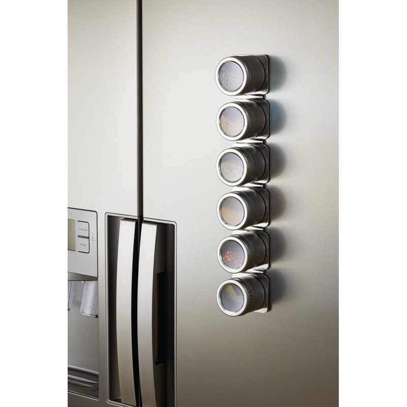 MasterClass 6 Jar Magnetic Spice Rack