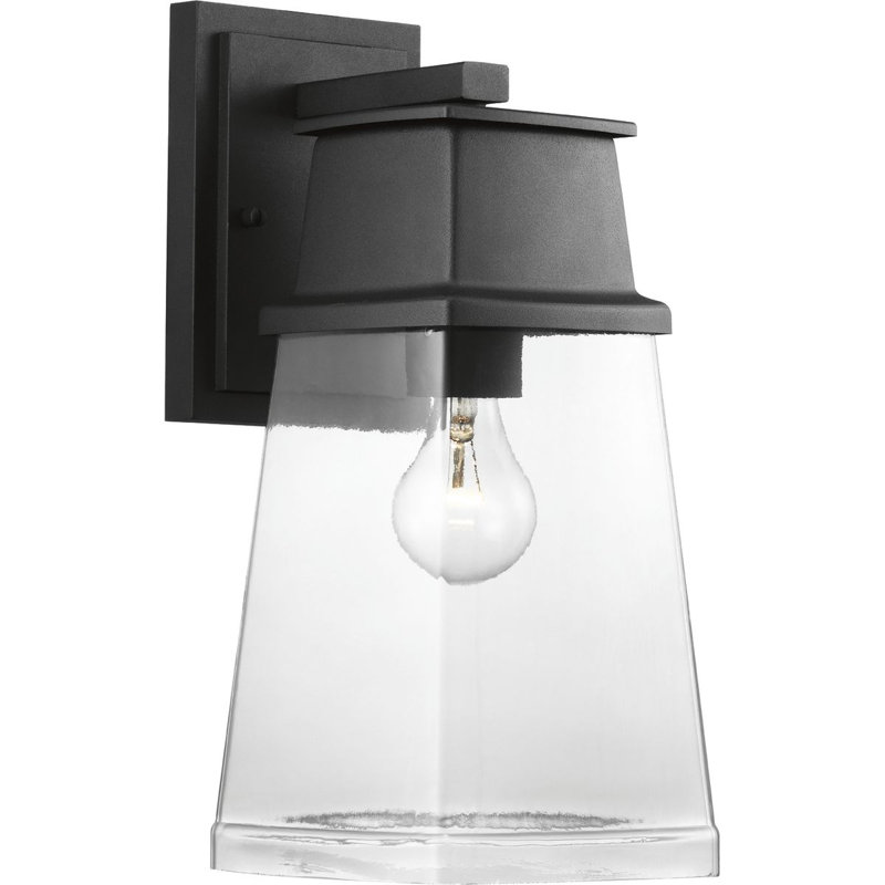 Lanterne murale d'extérieure, Noir, H 14,25 po x l 6,75 po x P 8,25 po