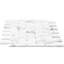 Calacatta 1" W x 4" L Marble Brick Joint Mosaic Wall & Floor Tile