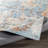 Edick Abstract Blue/Orange/Gray Area Rug-1415752597