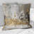 Modern Golden Abstract -  Printed Throw Pillow-1472906515-1472900201
