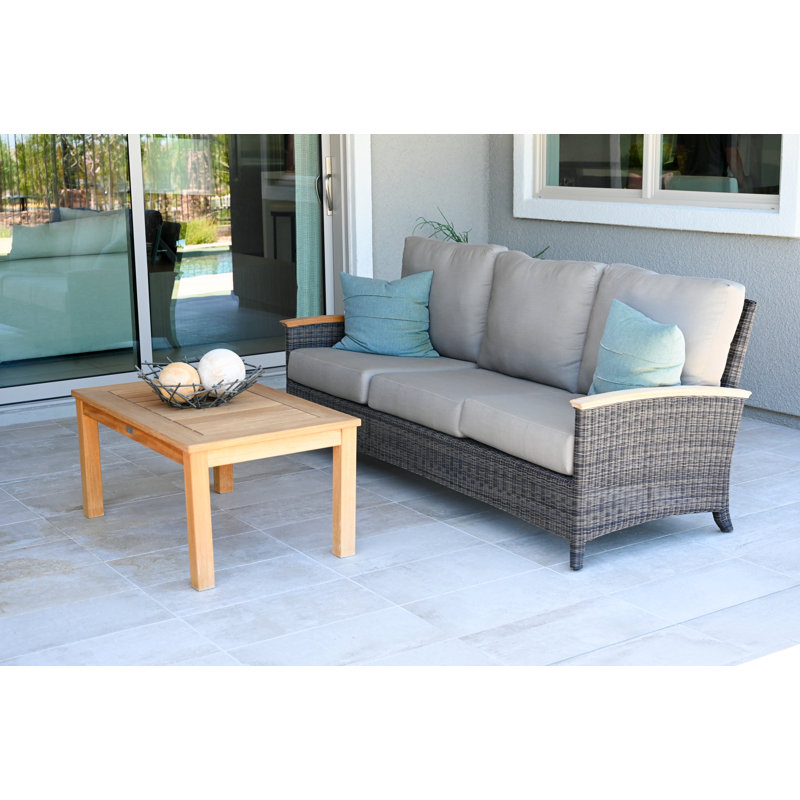 Newport 40" Teak Outdoor Rectangle Coffee Table
