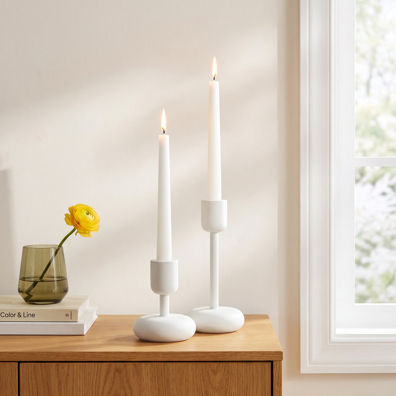Juba 7.2'' H Metal Tabletop Candlestick