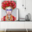 Flowers Woman II - Wrapped Canvas Painting