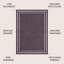 Tapis mauve foncé / mauve clair à 2 rayures Mariques Classic-1029484948