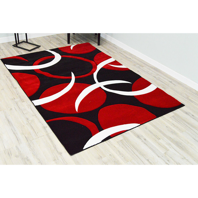Mccampbell Abstract Indoor Rug, Rectangle 7'9'' x 10'8''