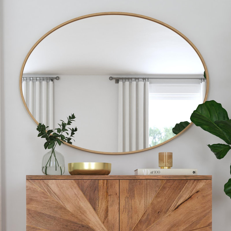 Metal Flat Wall Mirror