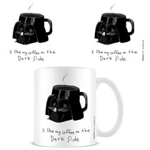 Star Wars I Like My Coffee On The Dark Side Ceramic Mug | Holds 18 Ounces