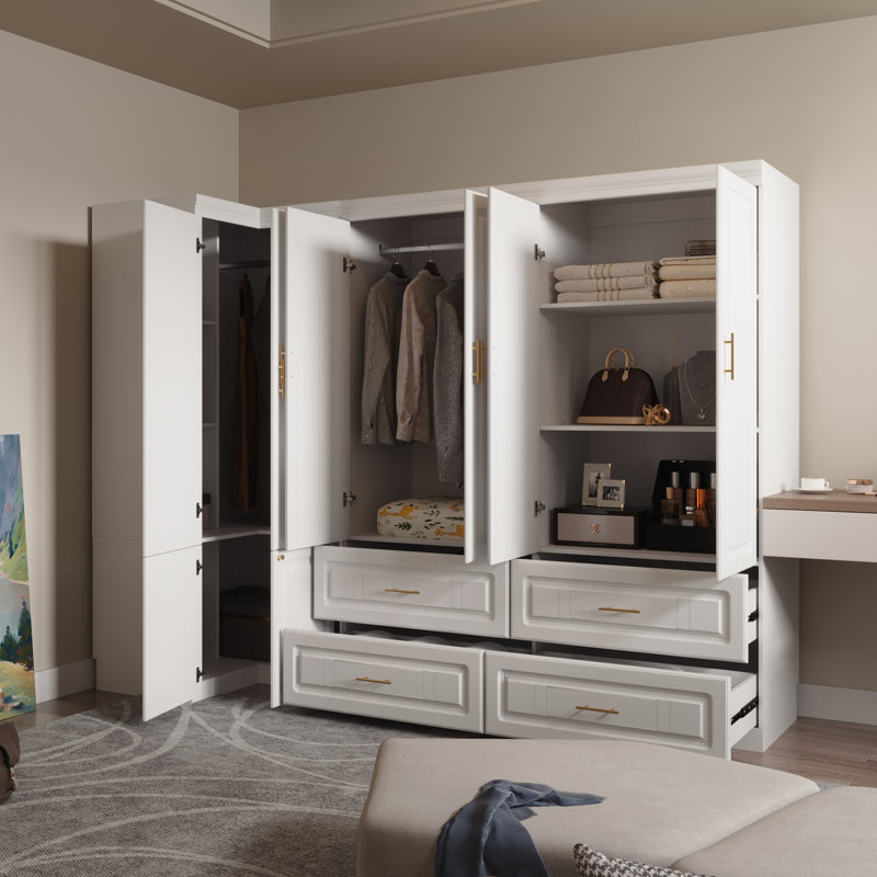 L-Sharped Corner Wardrobe