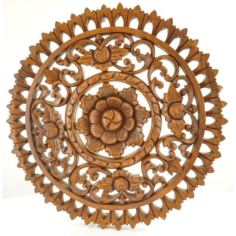 Handmade Plants & Flowers Wall Decor on Solid Wood