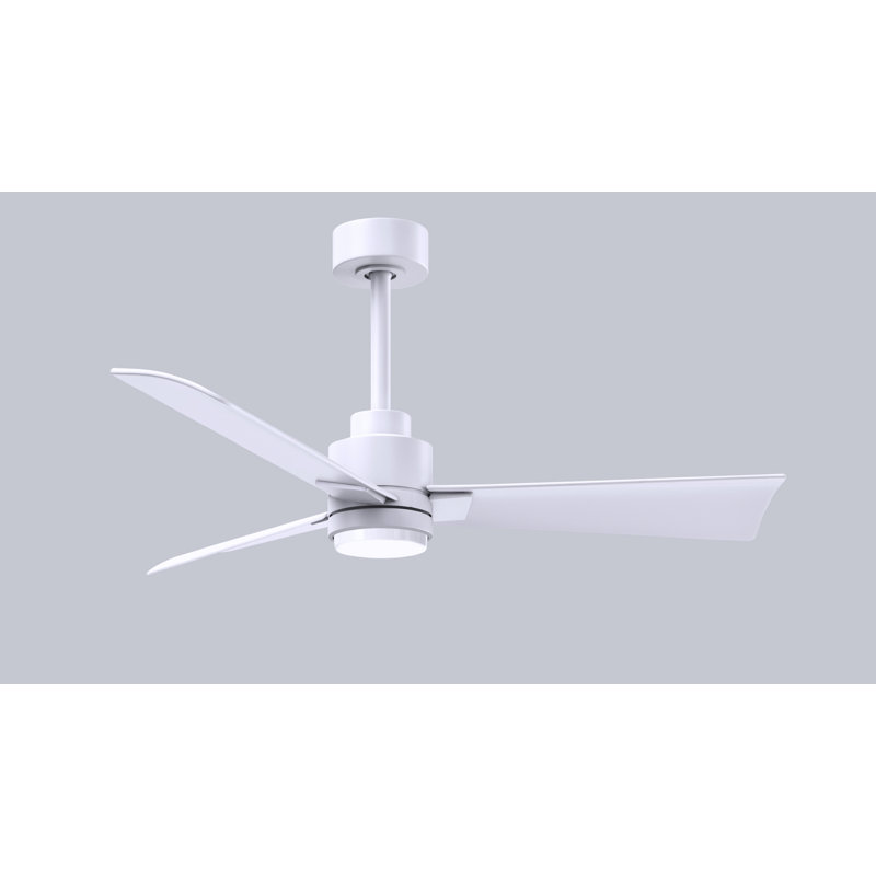 Alessandra Ceiling Fan, Matte White, Matte White, 42"