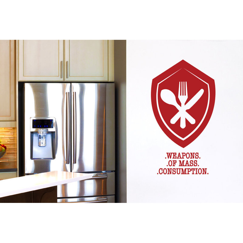 Wall Decal, Dark Red, Large