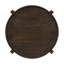 3-Piece Wooden Coffee And End Table Set In Dark Brown