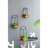 Set Of 3 Felix Wall Planter, L:10X10x16.5"  M:8.5X8.5X15.5" S:7X7x13.5"