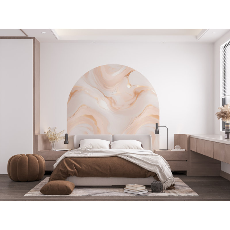 Décalcomanie murale en marbre, autocollant d'arche de lit, décalque mural de haie, autocollant mural en arche, autocollant mural en marbre, décalque mural, arche de lit très grand super 350RS