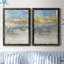 High Desert Sunset I - ensemble de 2 peintures sur toile encadrées-223933806-223933807