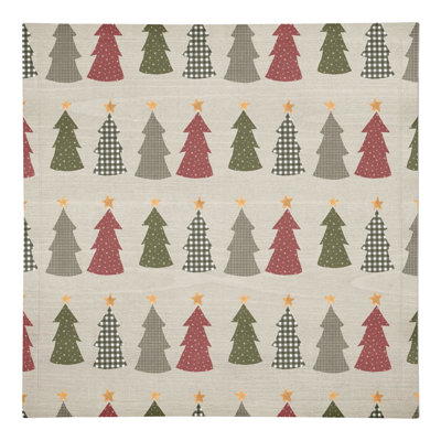 Divith Cotton Twill Floral Square Napkin