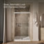 Levity Plus Less Sliding Shower Door, 81-5/8 In. H X 44-5/8 - 47-5/8 In. W, With 3/8 In.-Thick Crystal Clear Glass-1811766431