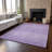 Premium Machine Washable Prisco Lavender Rug-2047118113