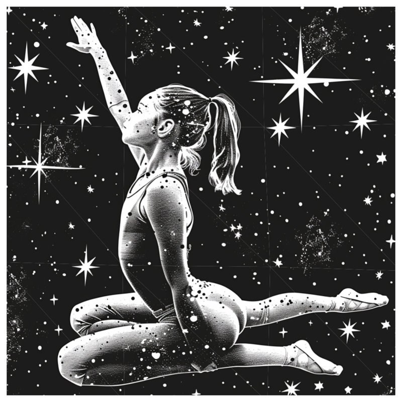Ballet Fleece Throw Blanket - Dance Throws for Sofas or Beds, 51in W x 60in H