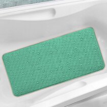 Rebrilliant Antibacterial Cushioned Waffle Non Slip Bath Tub