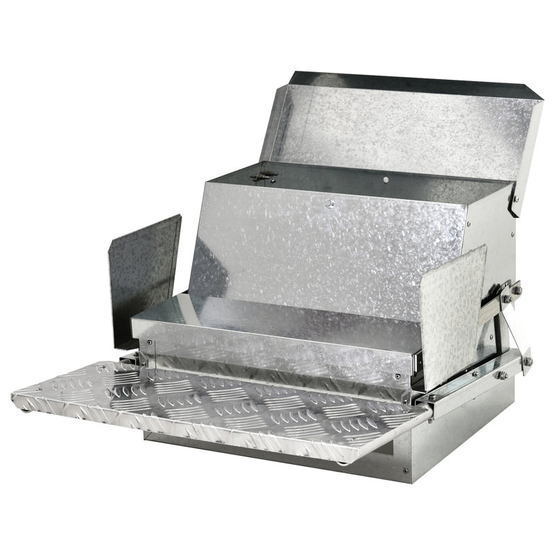 Système d'alimentation automatique pour la volaille - capacité de 25 lb, galvanisé et aluminium