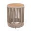 Table d'appoint en corde et en bois pour balcon - conception fonctionnelle, poids de 10,67 lb, mobilier de patio extérieur facile à repositionner, hauteur de 18,52 po, chevet approprié-502922373