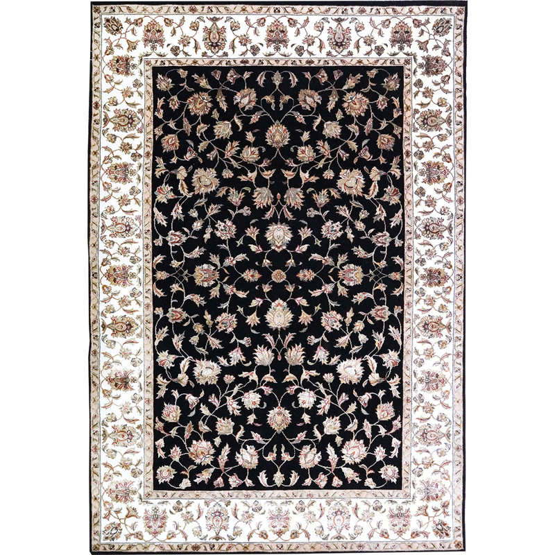 Intricately Oriental Area Rug, Rectangle 4' x 6'