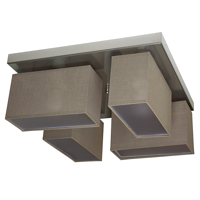 Passarelli Semi Flush Mount, Cappuccino