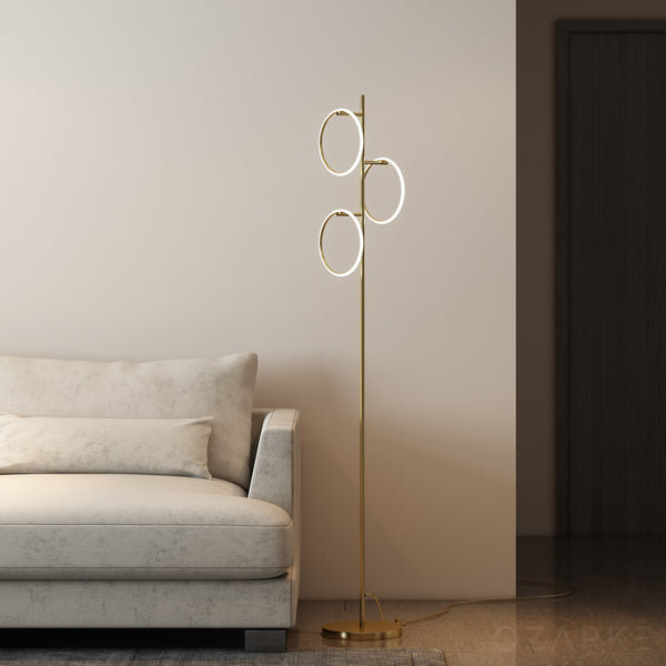 Epona 65'' Tree Floor Lamp, Gold