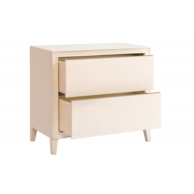 Paris Bedside Table, Antique White