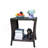 Outdoor patio Furniture 1 Coffee Table with clear tempered glass -1879693451-1890828134