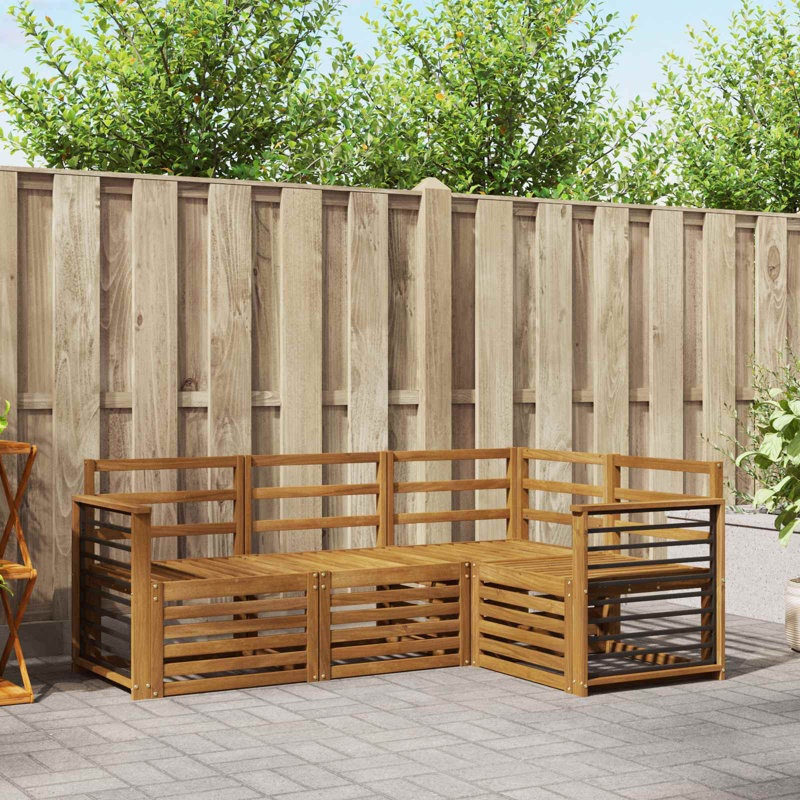 187.5cm Wide Patio Sectional Set
